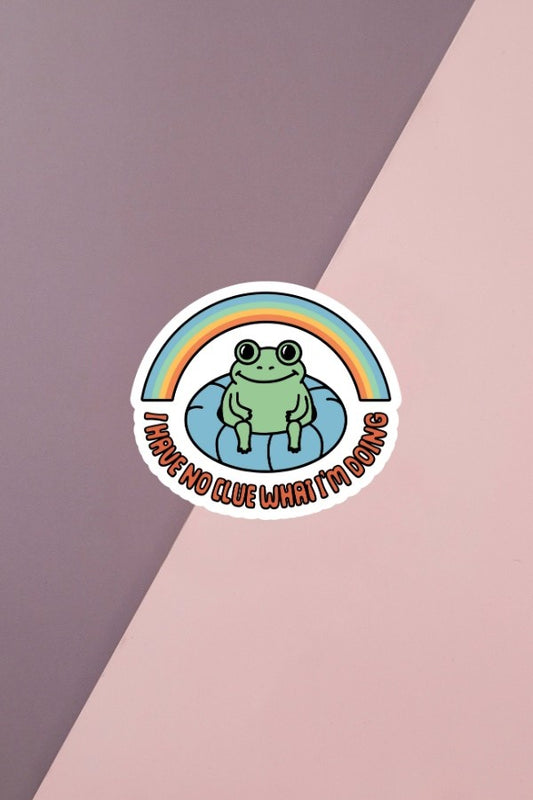 No Idea What I'm Doing Sticker