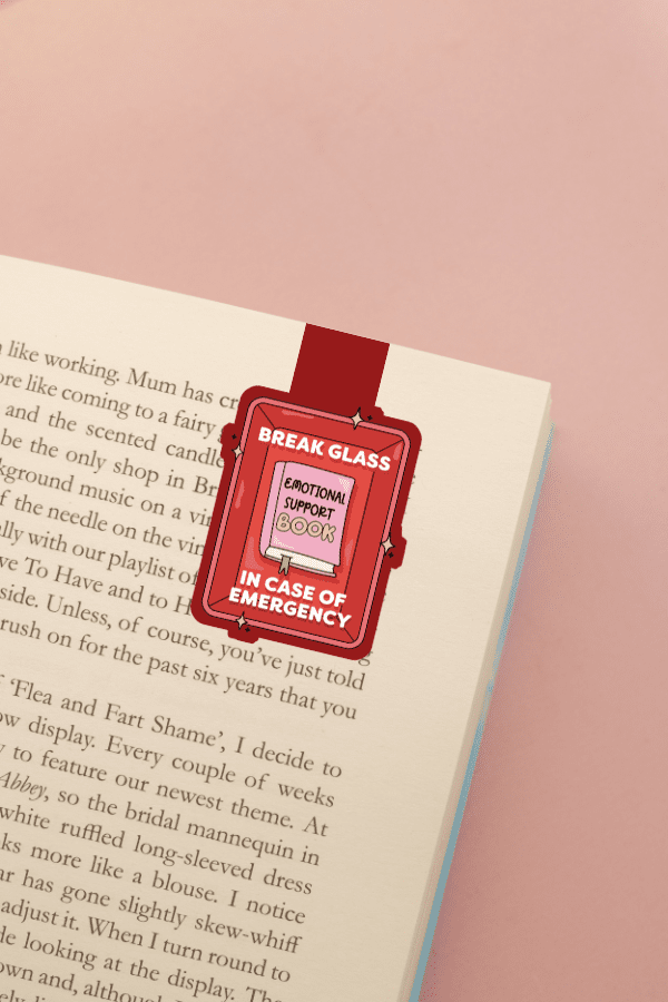 Break Glass Magnetic Bookmark