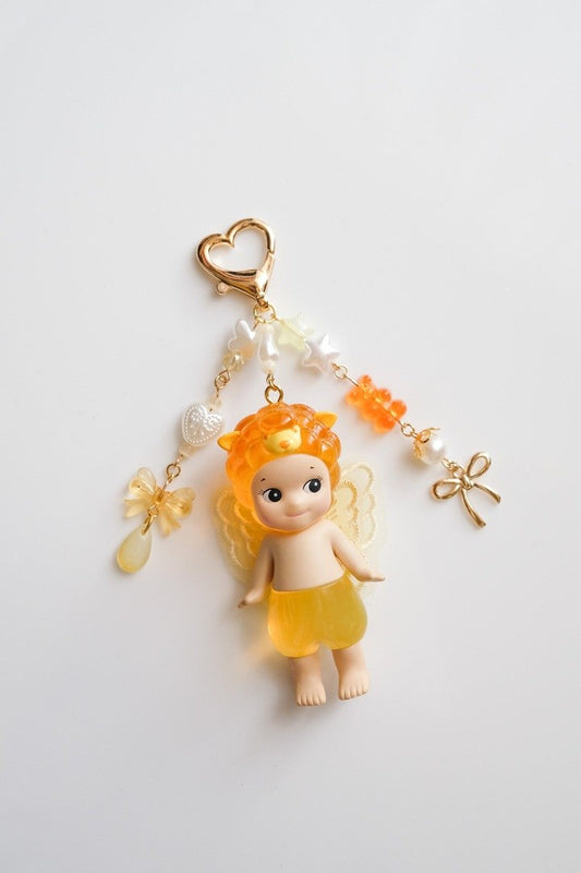 Orange Sheep Sonny Angel Keychain