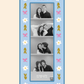Blue Leaves Magnetic Photostrip Frame