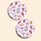 Coastal Cowgirl Car Coasters - 2 Pack