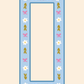 Blue Leaves Magnetic Photostrip Frame