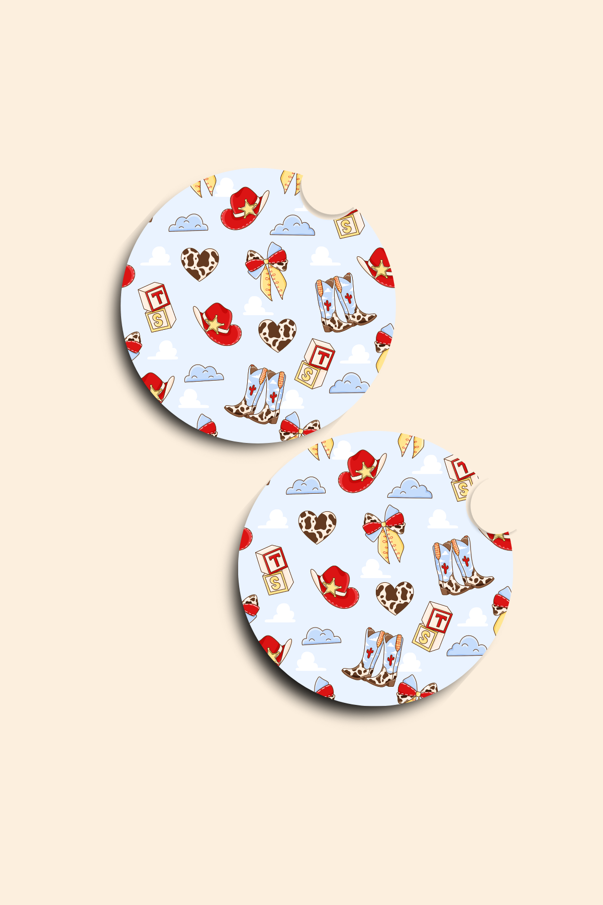 TS5 - 2 Pack Car Coasters