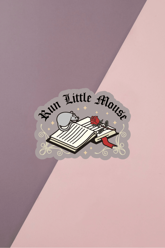 Run Little Flower Sticker