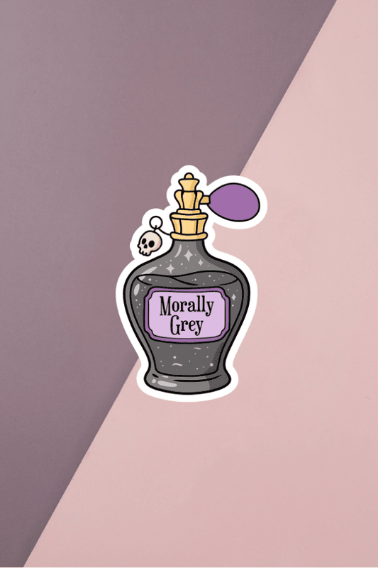 Morally Grey Perfume Sticker