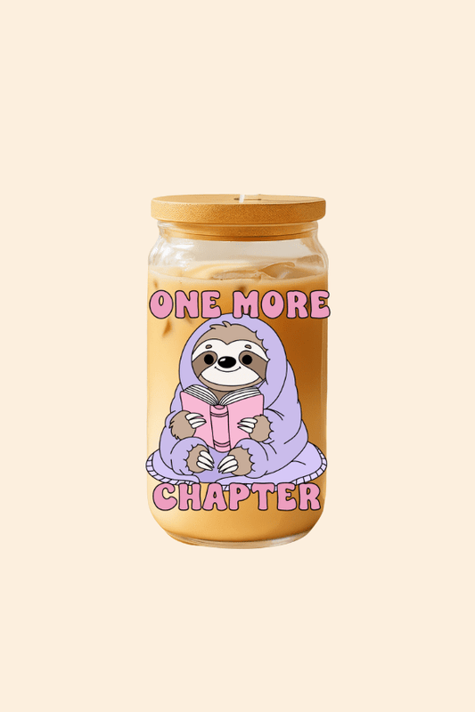 One More Chapter Glass Tumbler