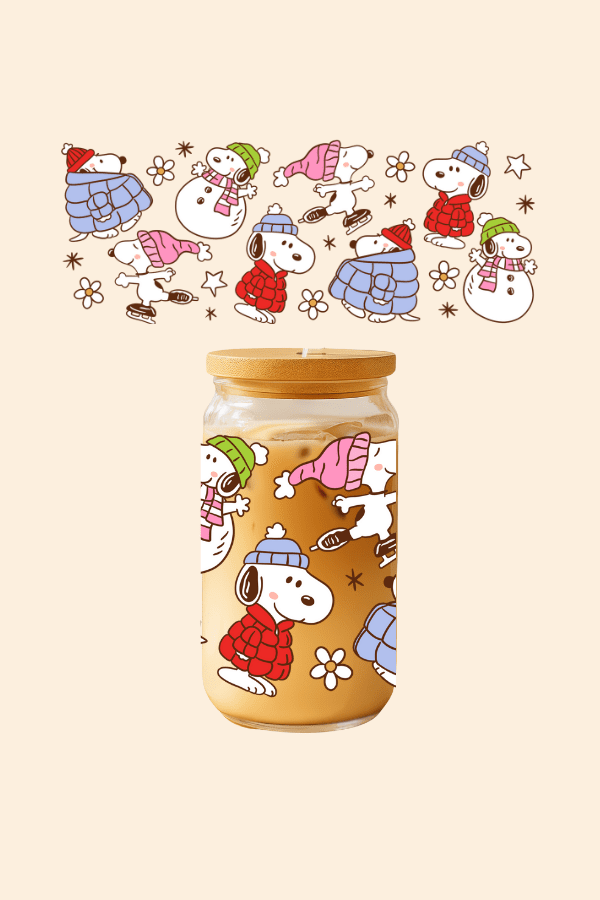Snoopy Glass Tumbler