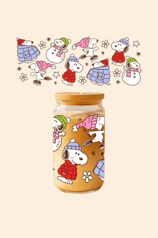 Snoopy Glass Tumbler