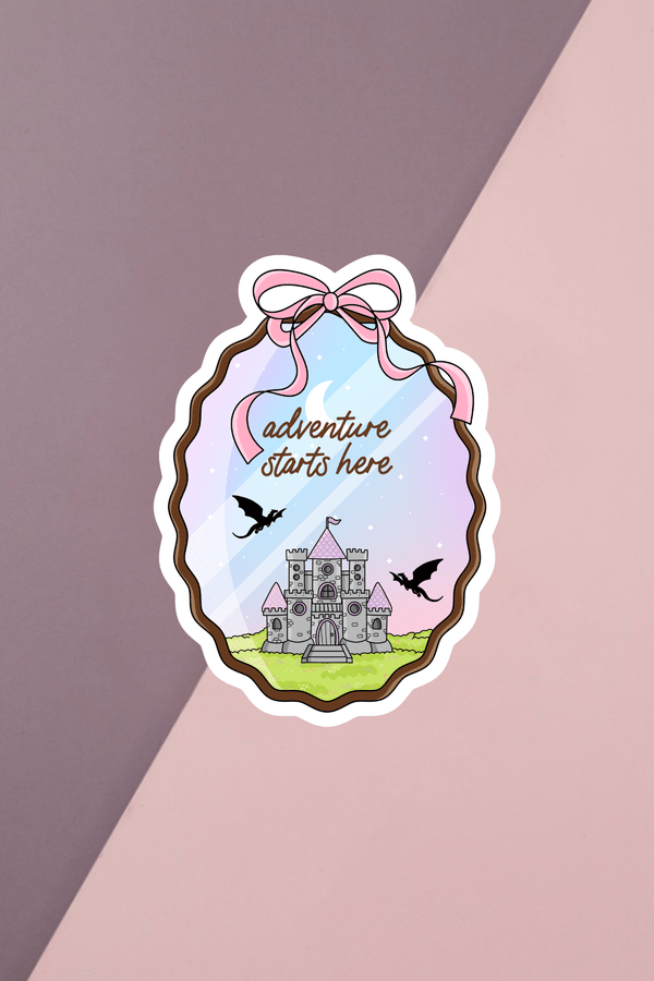 Adventure Starts Here Sticker