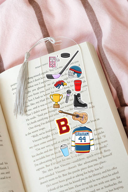 Off Campus Icons - Acrylic Bookmark