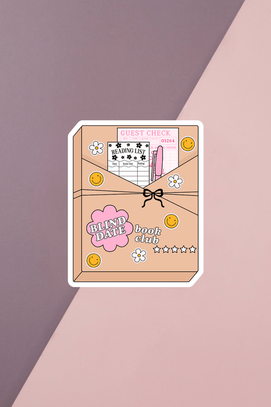 Blind Date Book Sticker