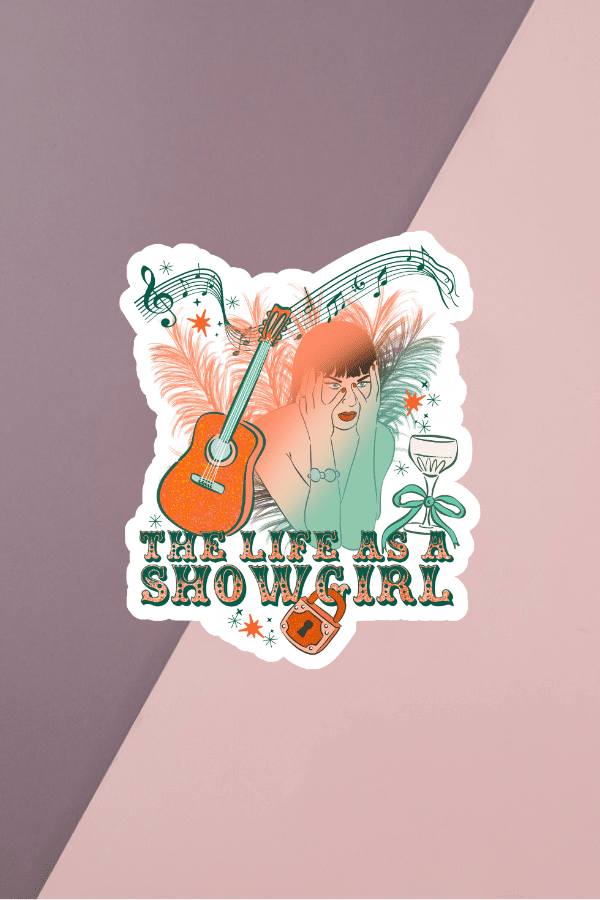 The Life As A Showgirl Sticker