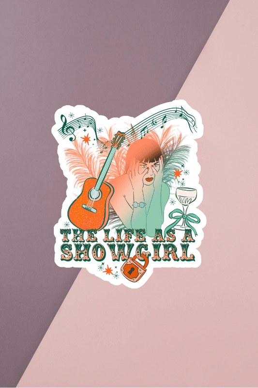 The Life As A Showgirl Sticker
