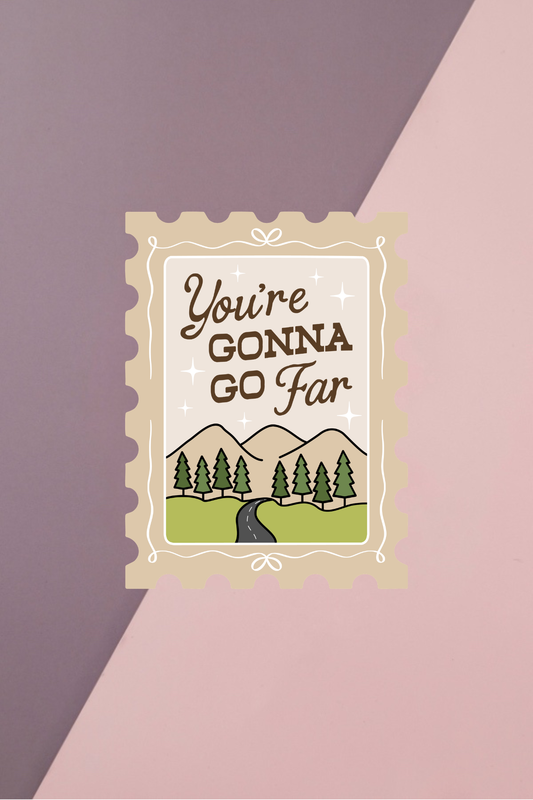 Gonna Go Far Sticker