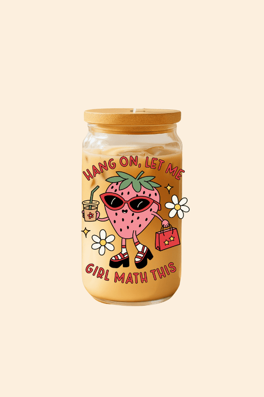 Let Me Girl Math This Glass Tumbler