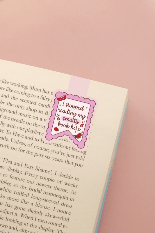 I Stopped Reading Smutty Here Magnetic Bookmark