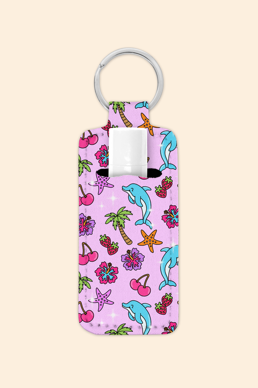 Zara Summer - Lip Balm Holder Keychain