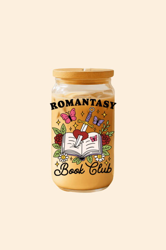 Romantasy Book Club Glass Tumbler
