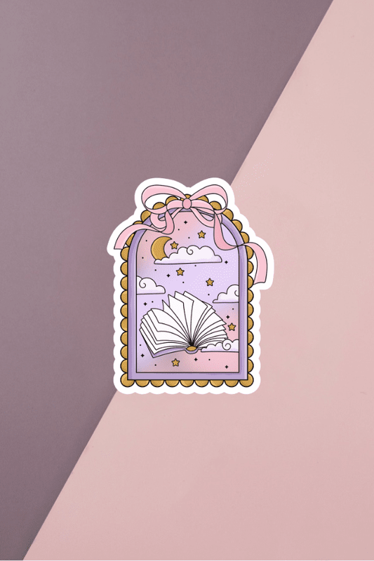 Midnight Reader Frame Sticker