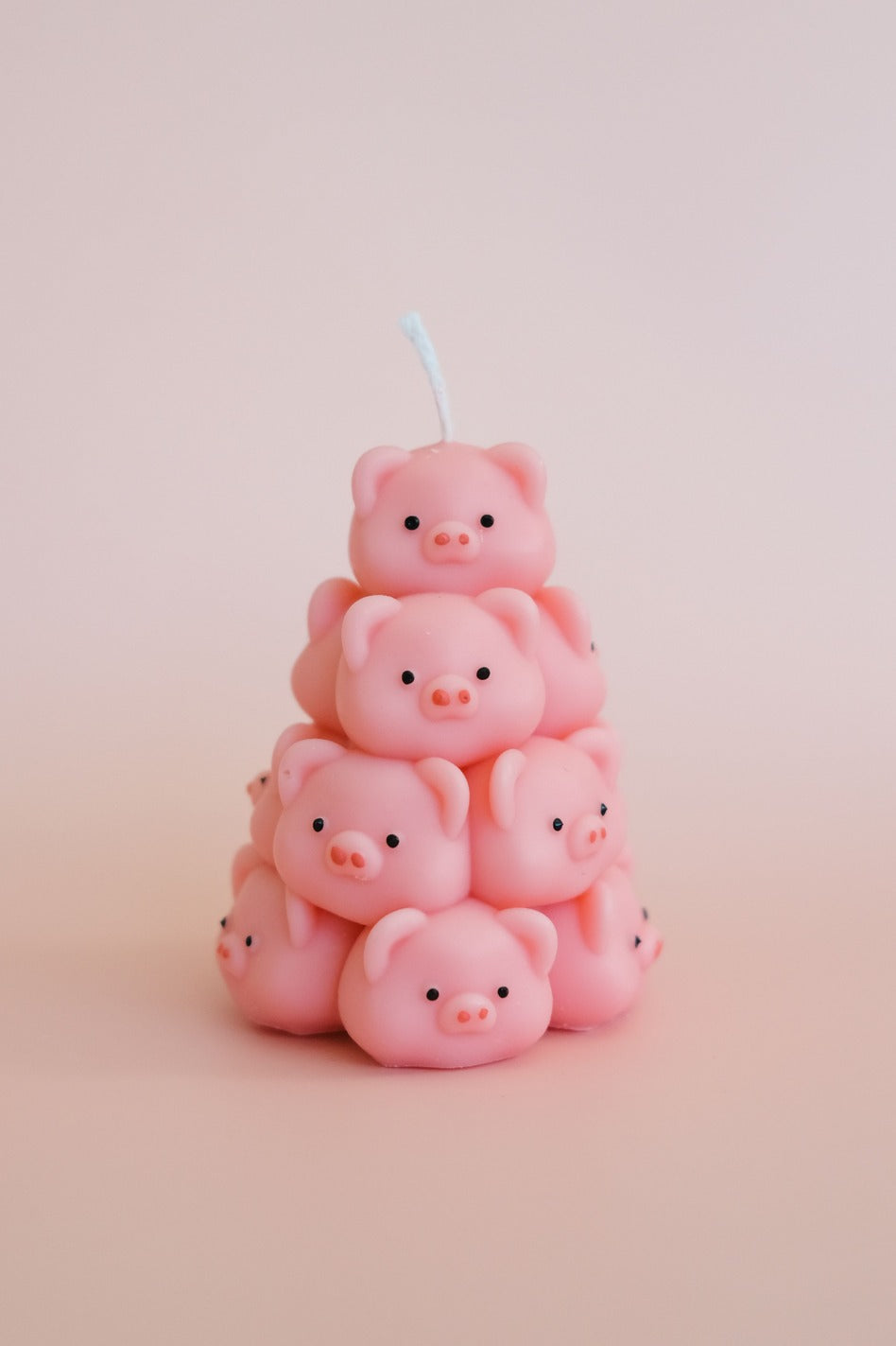 Pig Tower Candle - faith&joy