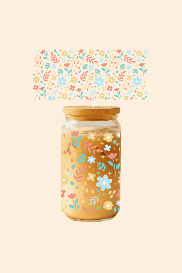 Blossoms Glass Tumbler