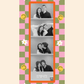 Pink Smiley Magnetic Photostrip Frame
