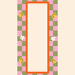 Pink Smiley Magnetic Photostrip Frame
