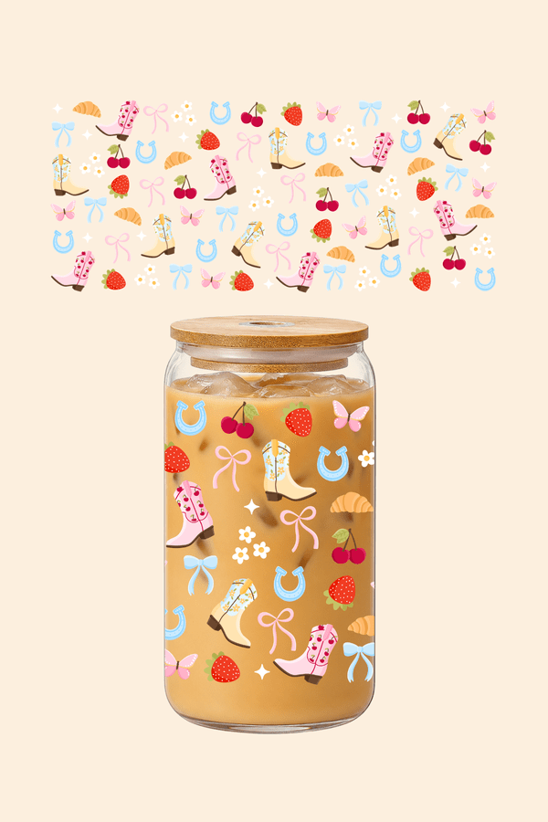 Cowgirl Brunch Glass Tumbler