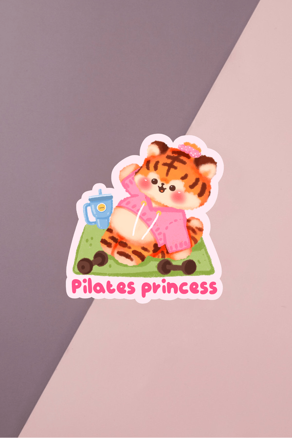 Pilates Princess Sticker