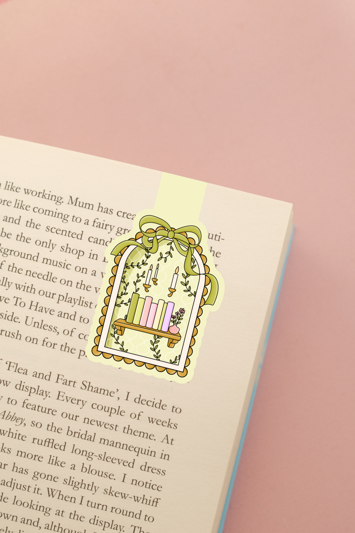 Bookshelf Frame Magnetic Bookmark