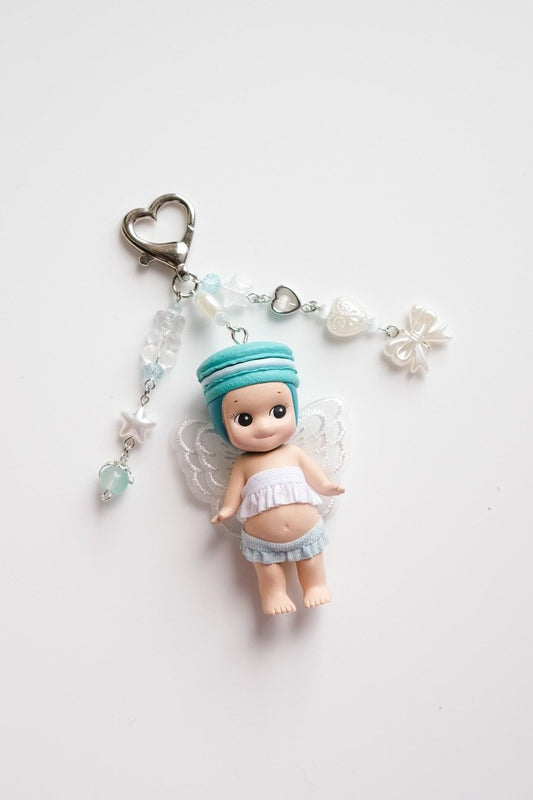 Blue Macaron Limited Edition Sonny Angel Keychain