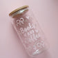 Books & Coffee Glass Tumbler (SECONDS)