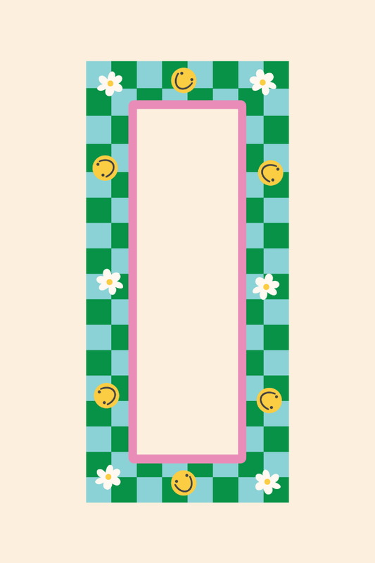 Green Smiley Magnetic Photostrip Frame