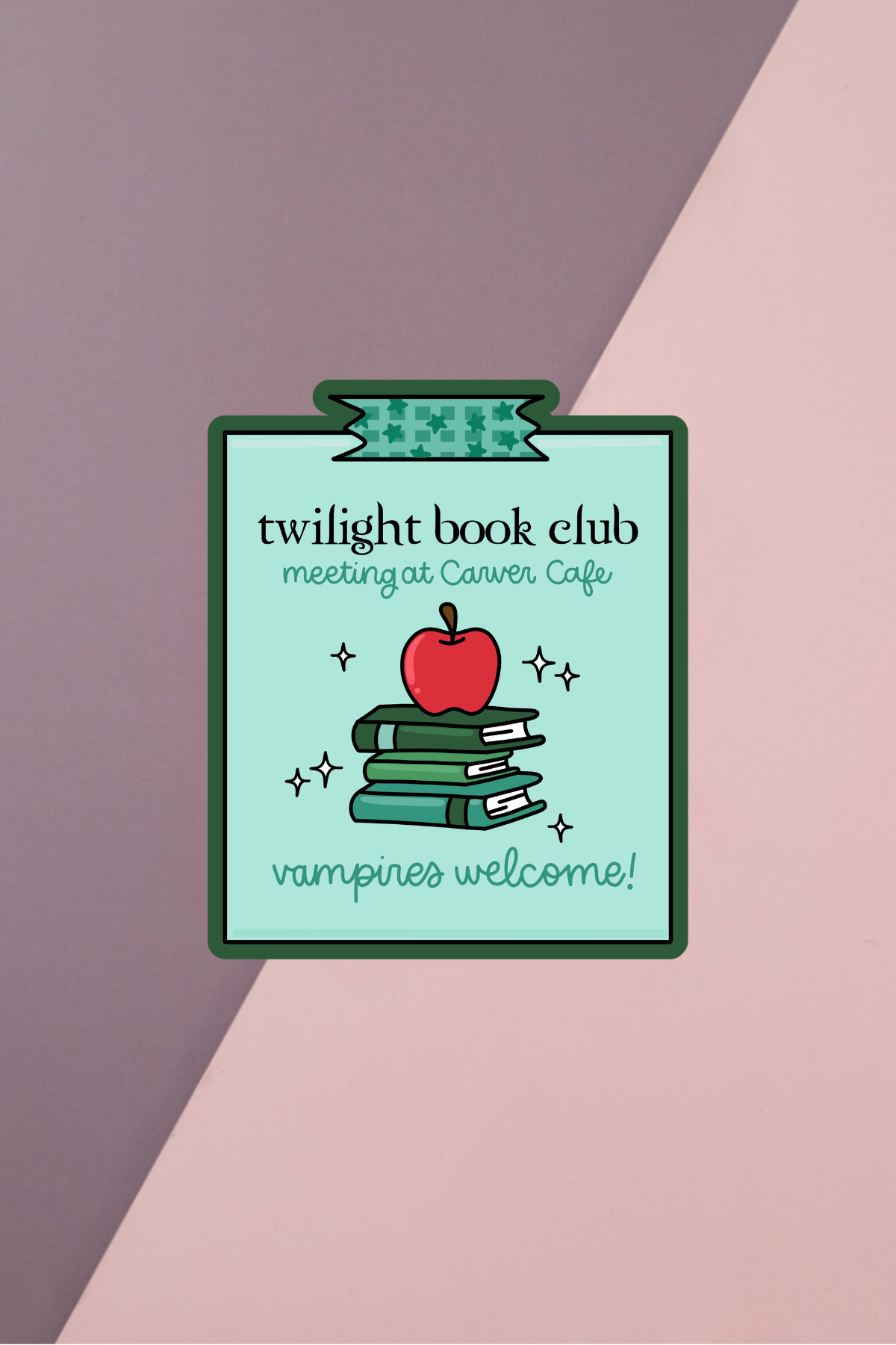 Carver Cafe Book Club Sticker