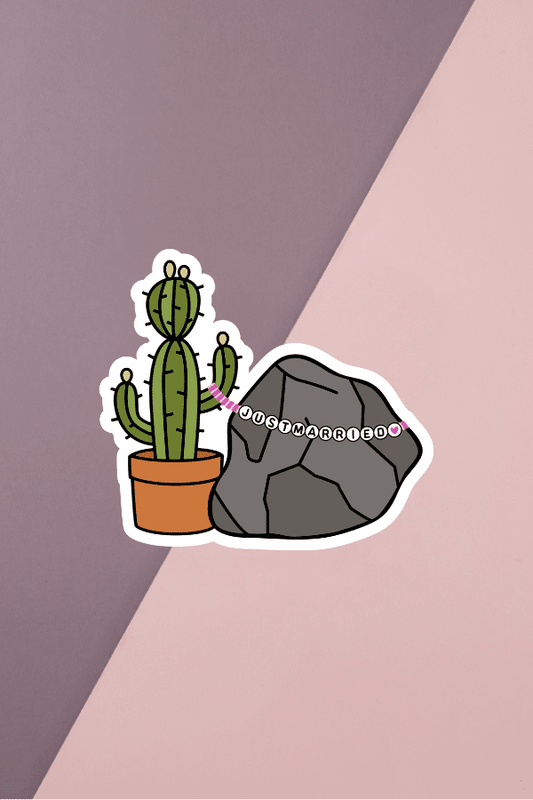 Just Married Sticker