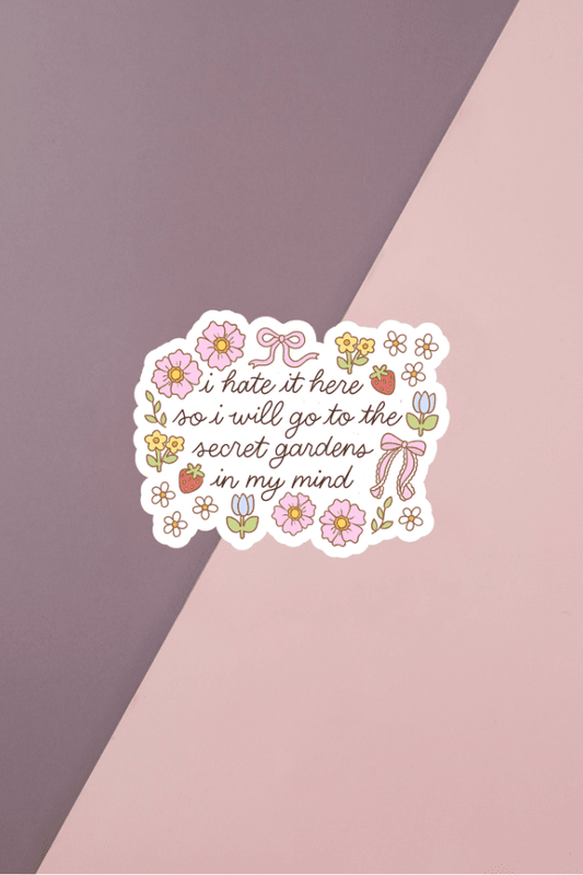 I Hate It Here Sticker