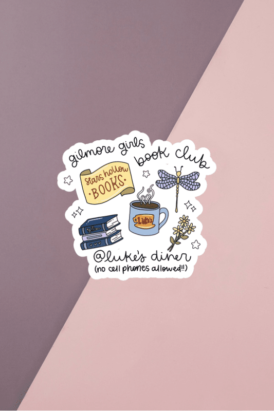 Gilmore Girls Book Club Sticker