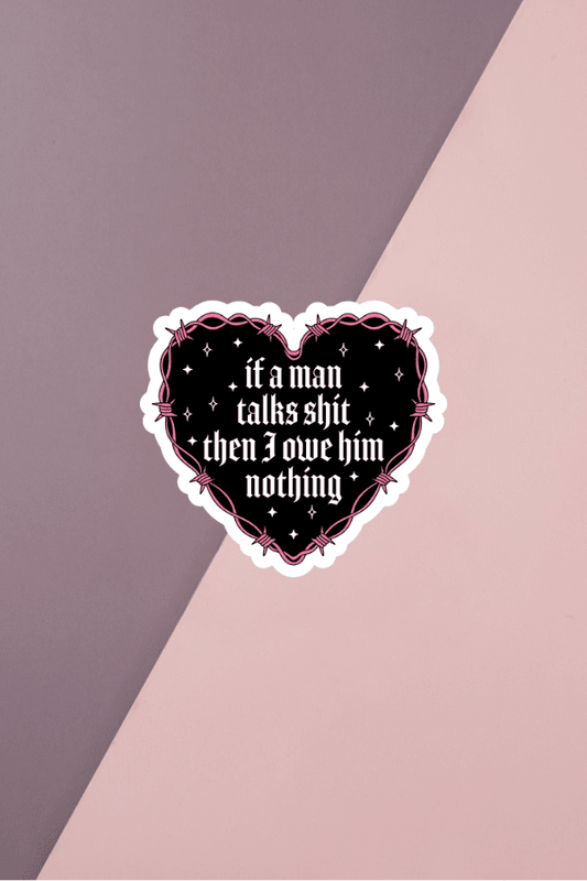 I Owe Him Nothing Sticker