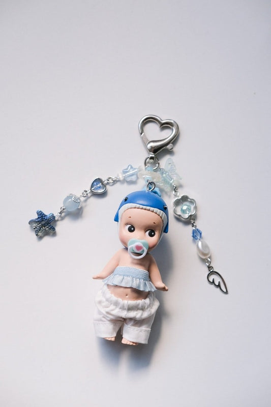 Whale Sonny Angel Keychain