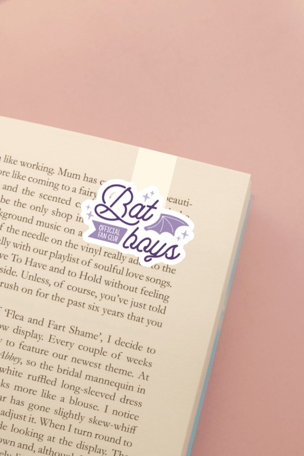 Bat Boys Fan Club Magnetic Bookmark