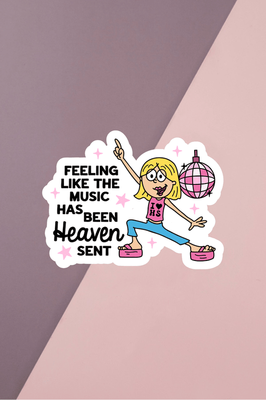 Music Has Been Heaven Sent Sticker