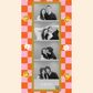 Orange Smiley Magnetic Photostrip Frame