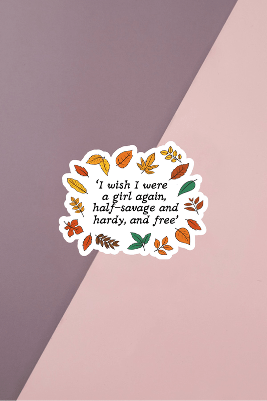 Hardy And Free Sticker