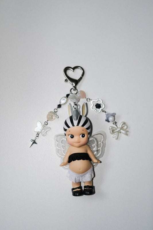 Zebra Sonny Angel Keychain