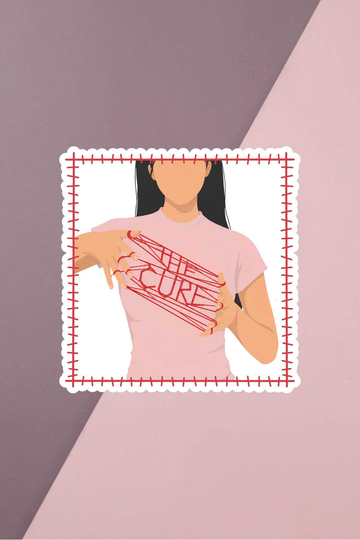 The Cure Strings Sticker