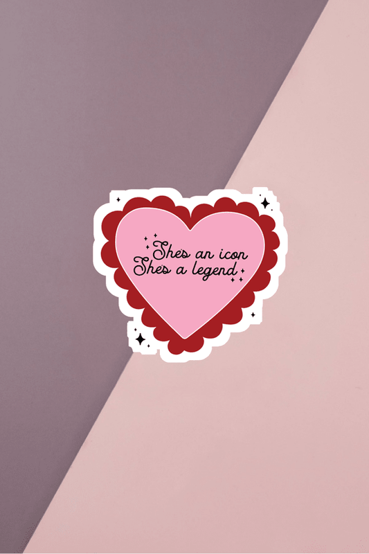 She's An Icon Sticker