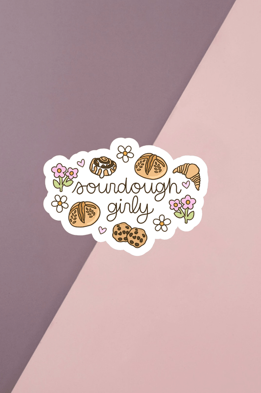 Sourdough Girly Sticker