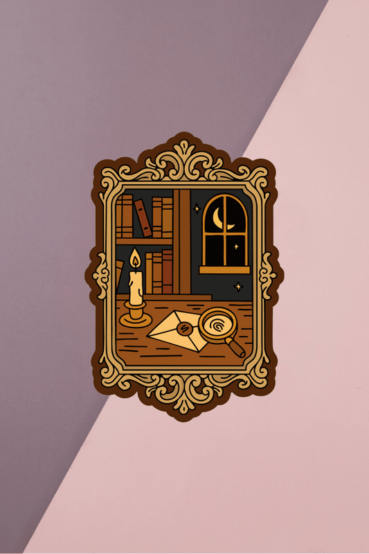 Mystery Vintage Frame Sticker