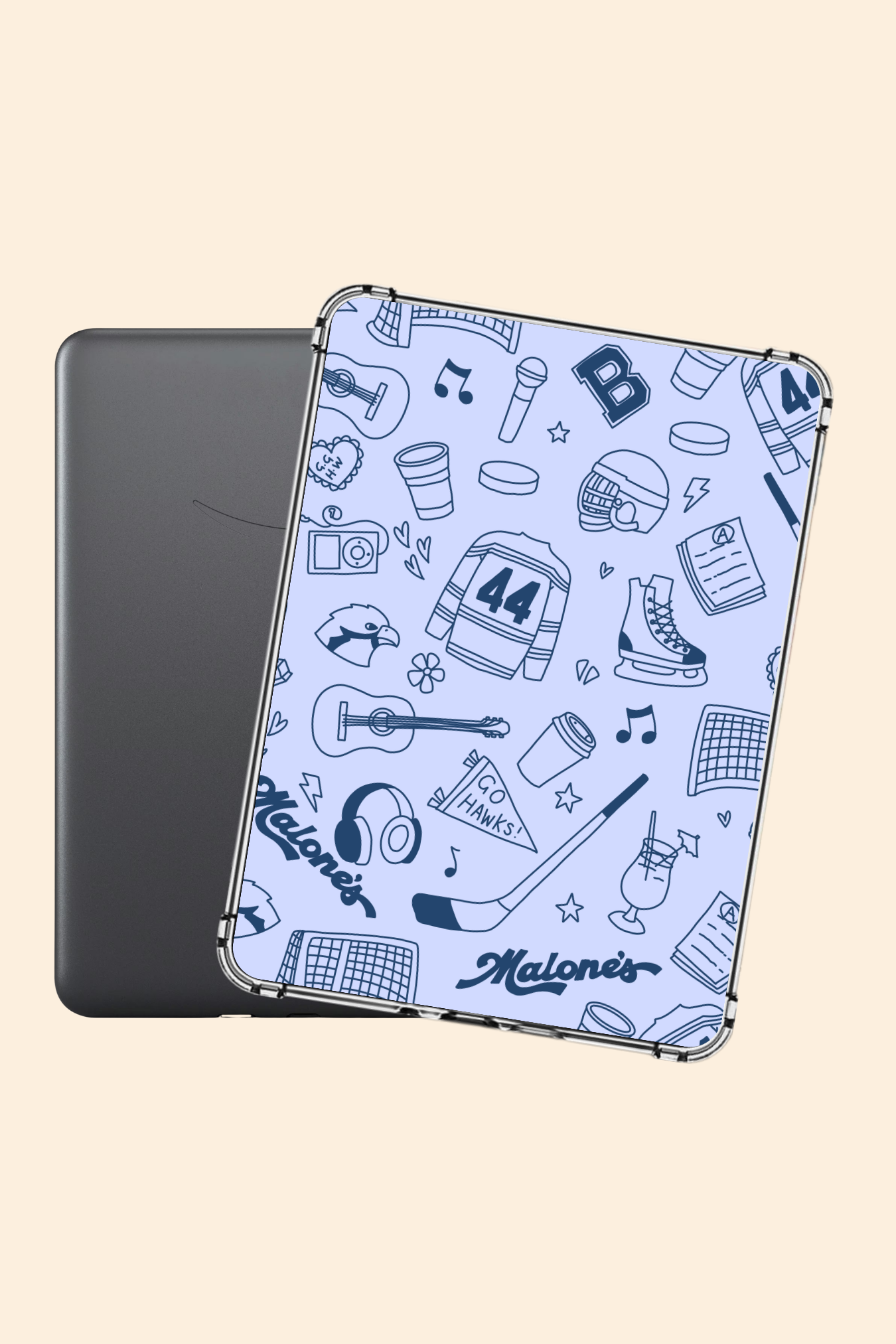 Off Campus Blue Icons Kindle/Kobo Insert
