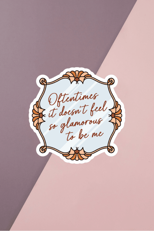 Glamorous Mirror Sticker